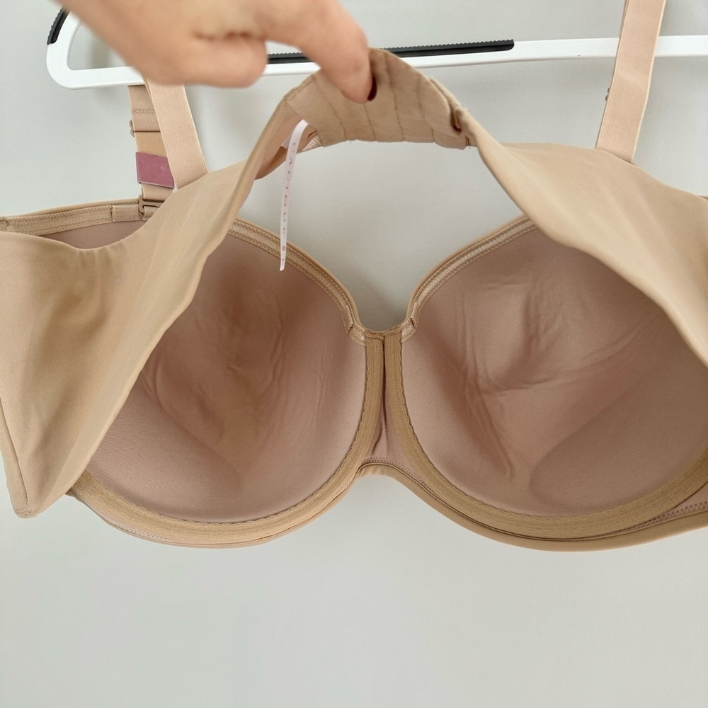 NWT Cacique Nude Multi-Way Boost Strapless Bra in Cafe 46DDD - Picture 13 of 14